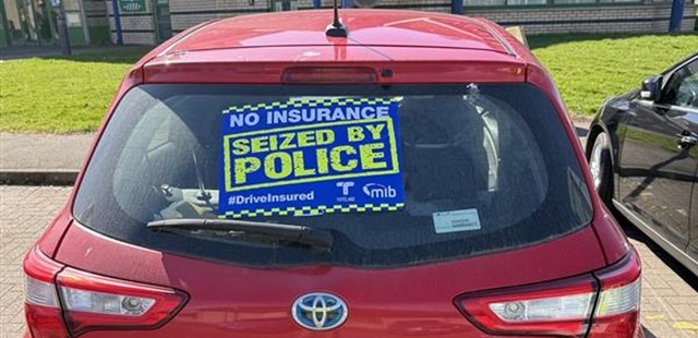 16 uninsured vehicles seized by Police Scotland  to mark launch of Operation Scalis