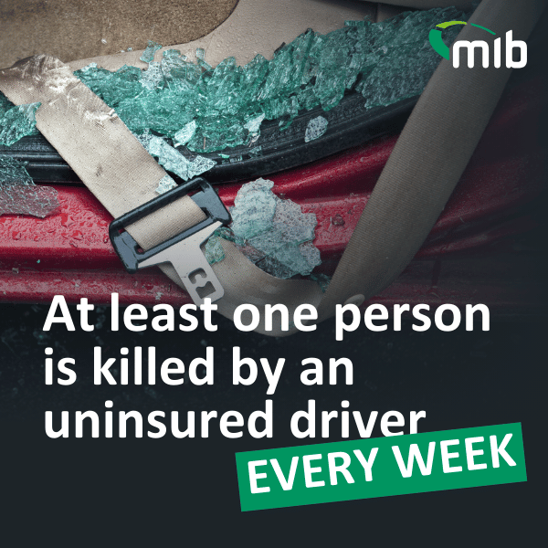 At least one person is killed by an uninsured driver every week
