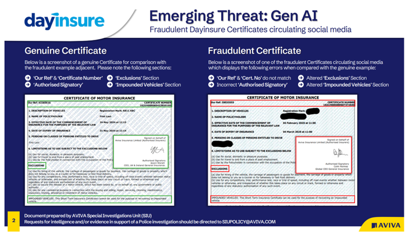 Example Ghost Broking Policies Day Insure